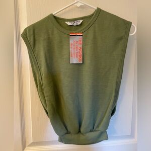 Olive Green Kids Short Sleeve Tee